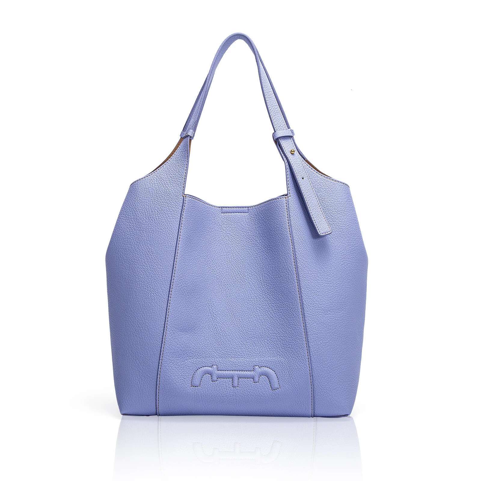 Retro Fashion New Solid Color Shoulder Bag PU Material Versatile Commuter Women's Large Capacity Handbag