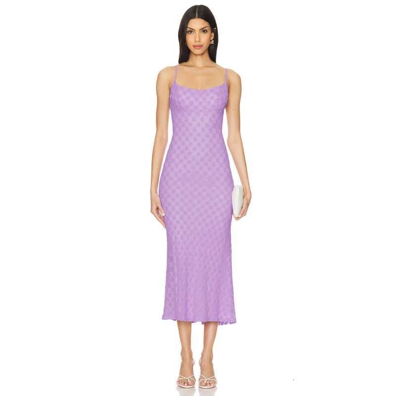 Dongdumaoyi Zomer High End Elegante Pure Wens Stijl Avondjurk Slim Fit Hemdje Damesmode Jurk C