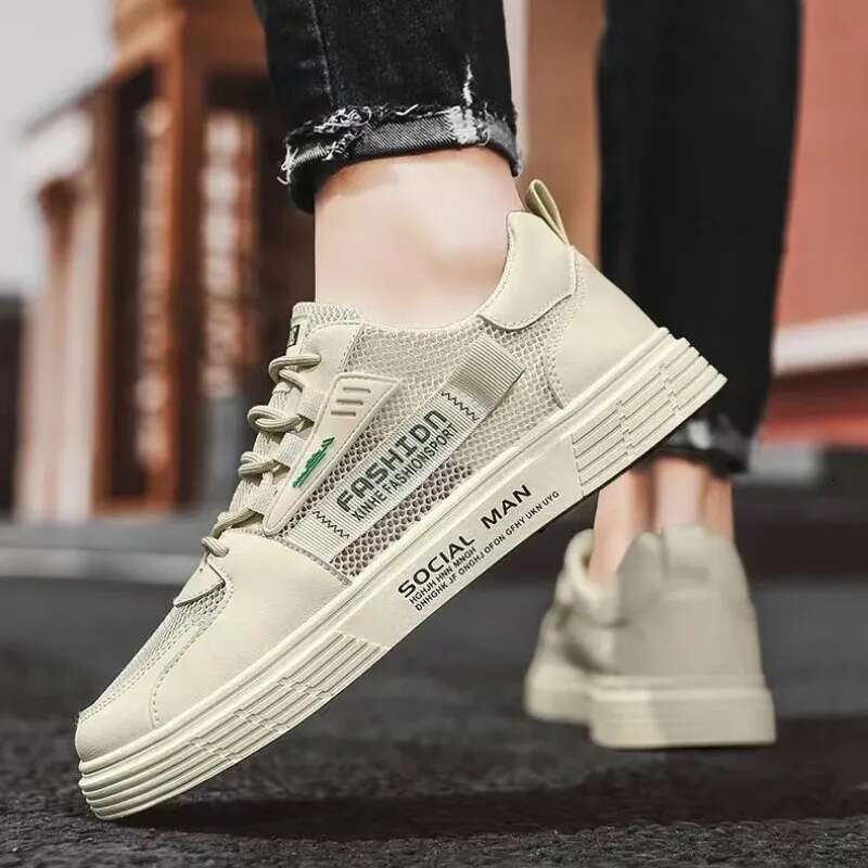 Summer Men Casual Sneakers Outdoor Breathable Comfortable Air Cushion Running Student Boards Shoes Hot Sale Versatile