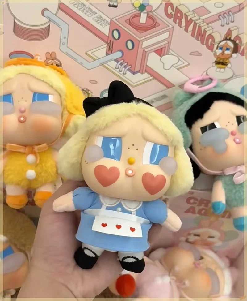 New True Crybaby Crying Series Blind Box Vinyl Base Doll Pendant Keychain Decoration Mysterious Plush Toy Surprise Gift X250327
