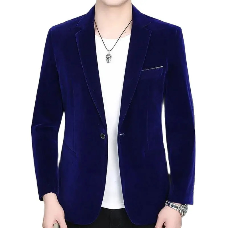explosive single suit for spring casual and fashionable all soft comfortable mens clothing 250326