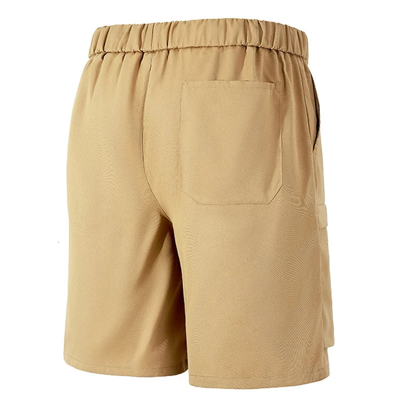 Outdoor cargo shorts mens EU size summer casual work solid streetwear sports pants 250327