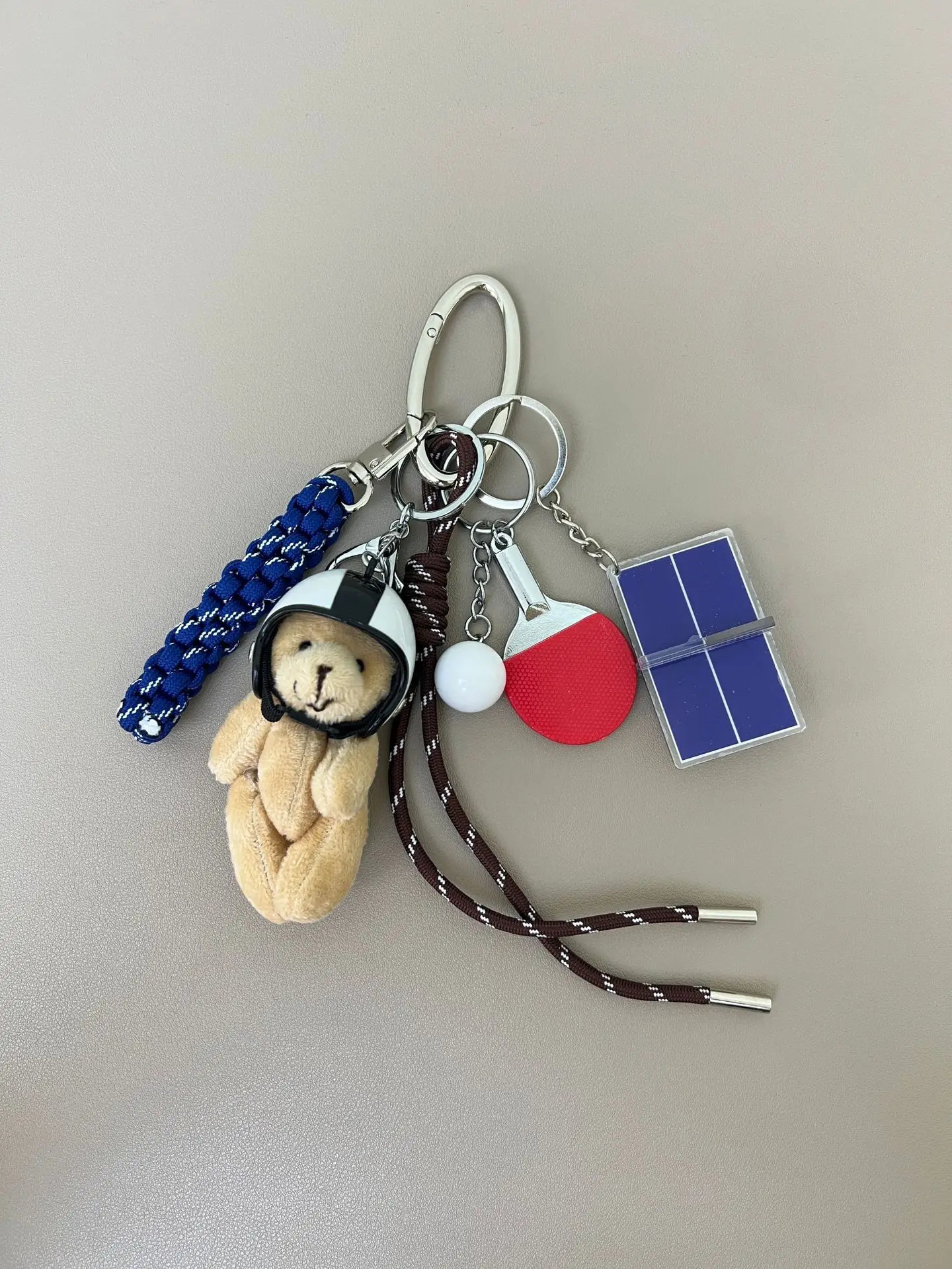 Bag Accessories Rope Hanging Accessories DIY Personalized keychain Cartoon Pattern Mi Series Sausage Dog Animal Charm Bag250325