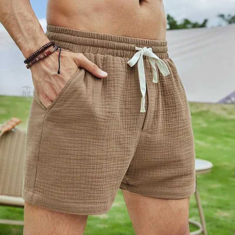 Mens set summer casual loose solid color cardigan wool sweater mens two-piece sports sweaterXJ250326