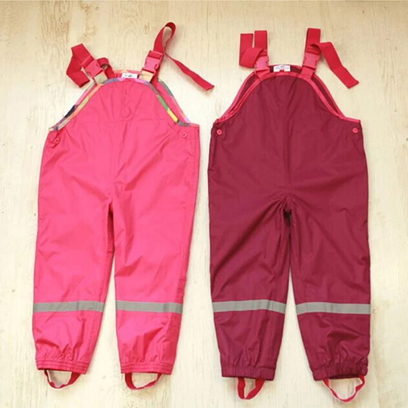 Baby girl boy waterproof cover baby childrens Trouser outdoor pants highquality windproof rain 250325