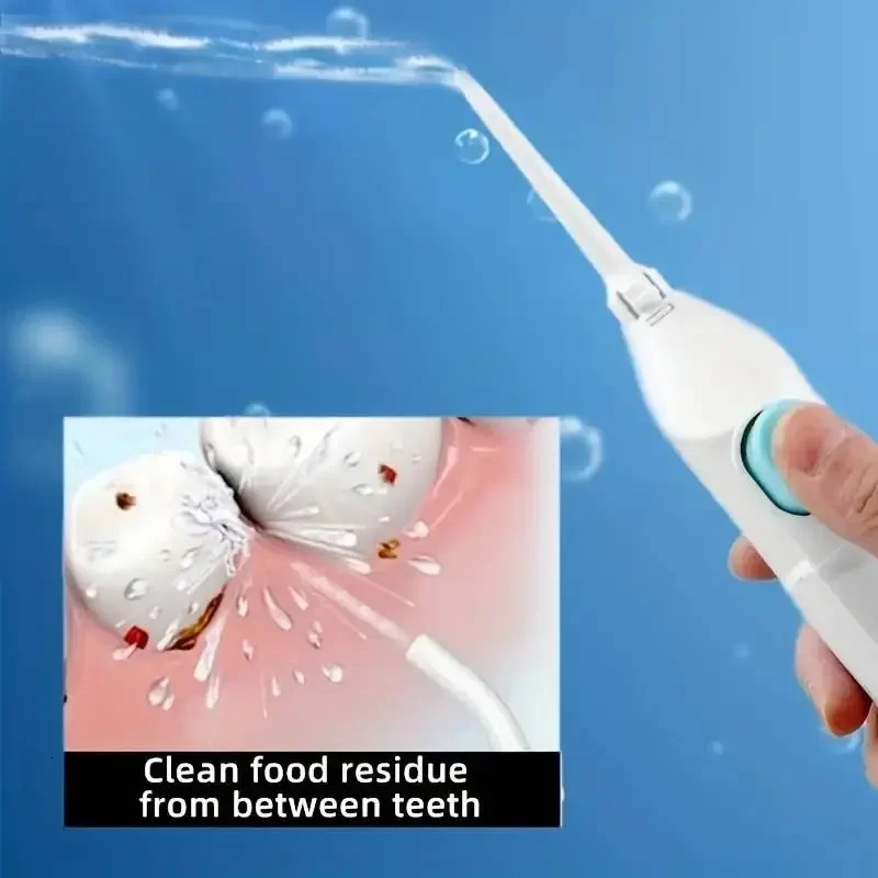 Household highpressure oral irrigator portable teeth cleaning water dental floss manual toothpick 250325