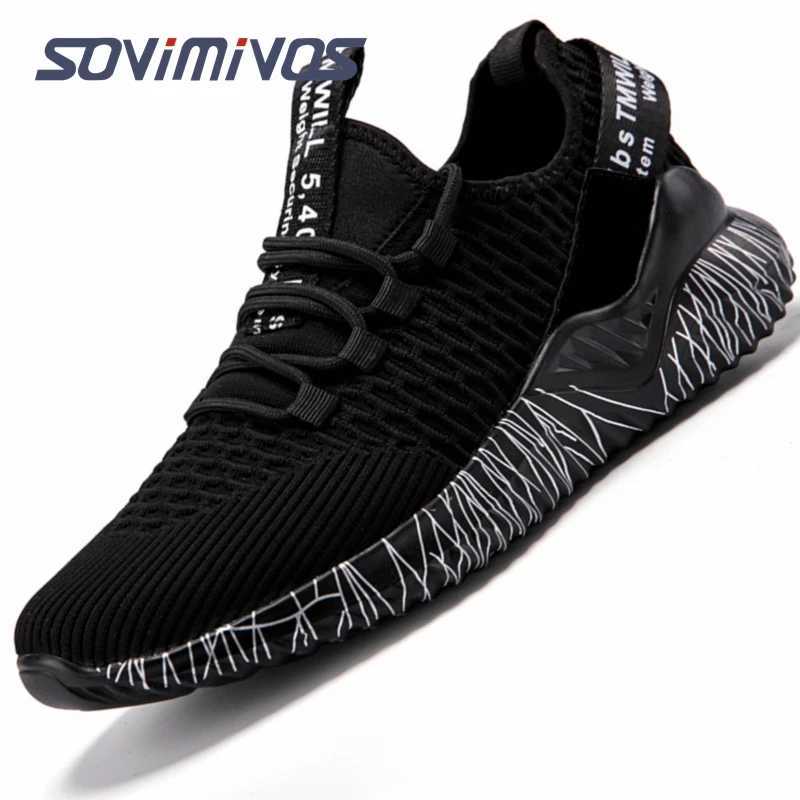 Mens Walking Shoes - Slip On Tennis Running Shoes Memory Foam Lightweight Work Sneakers for Indoor Outdoor Gym Z250326