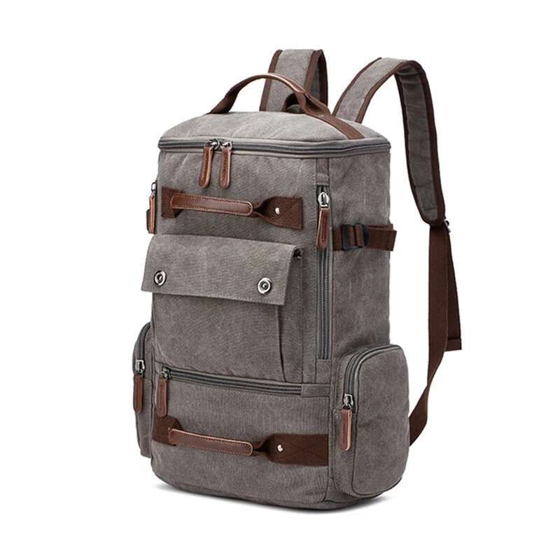 Vintage Canvas School Men's Travel Bags Large Capacity Laptop Backpack Bag High Qualit