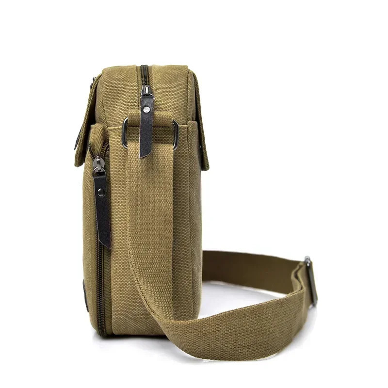 mens bag canvas fashionable messenger highquality bolsa feminina shoulder strap handbag 250326