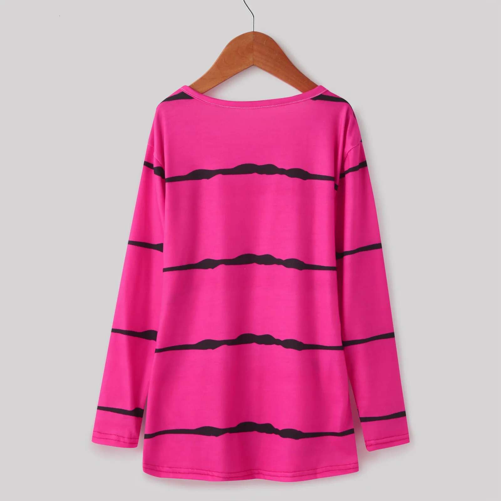 Ddmyshoesvip Old Little Girls Casual T Shirts Autumn Long Sleeve Striped Crewneck Tunic Tops Kids Tee Blouses T Shirt