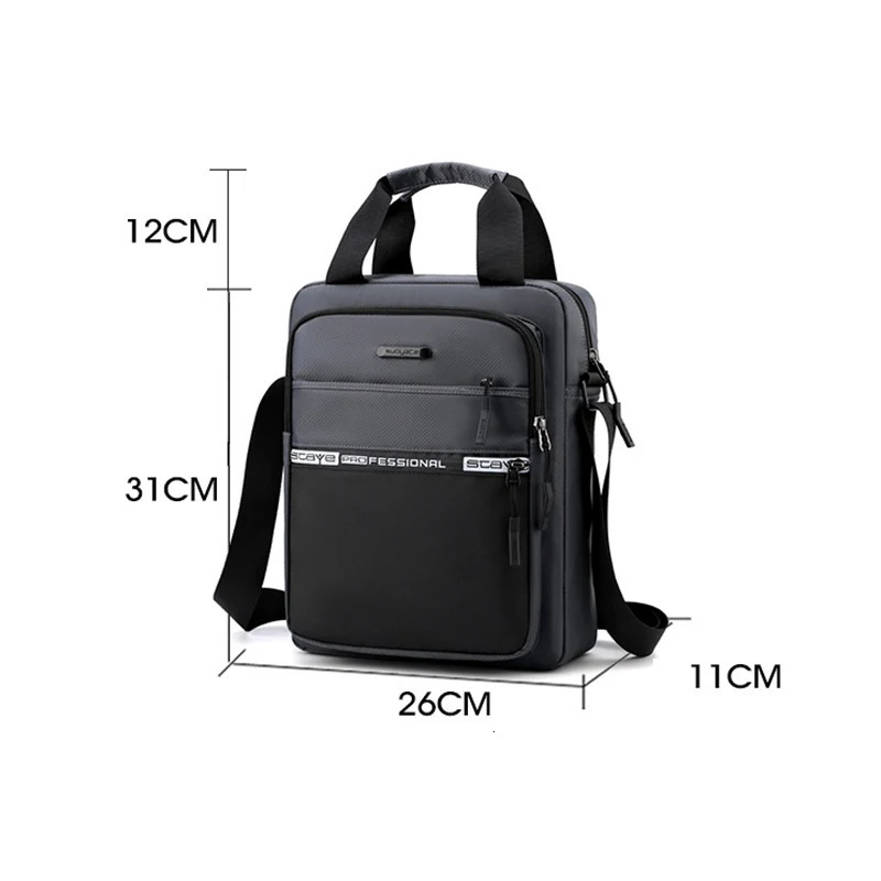 Mens handbag nylon mens cross shoulder messenger bag casual business multifunctional 250326