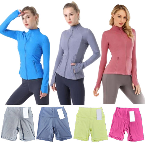 2025 Outfits Suit Align Women's Sports High Waist Designer Yoga Shorts 4-point Pants Running Fiess Gym Underwear Workout Leggings