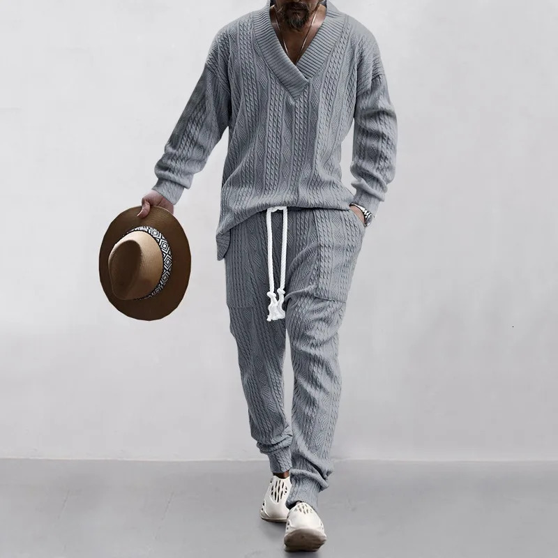 Solid color jacquard mens long sleeved casual Japanese clothing for spring and autumn loose shopping fashion 250326