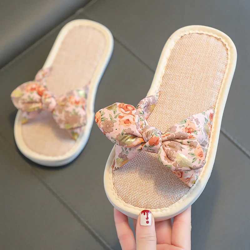 Slipper Childrens linen slippers Spring and autumn Girls Day series Sweet agricultural small perfume house S25326