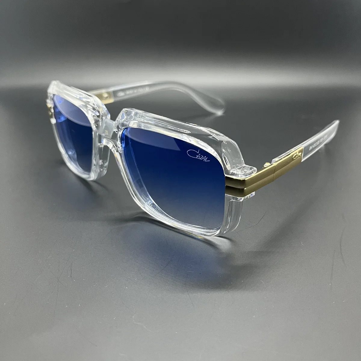 Original MOD607 Sunglasses Mens Black Square Shadow UV400 Gradient Cool Integrated 250325