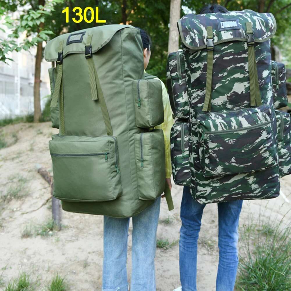 110L 130L Large Camping Backpack Travel Outdoor Lage Bags Hiking Trekking For Men Molitary Tactical Shoulder Bag