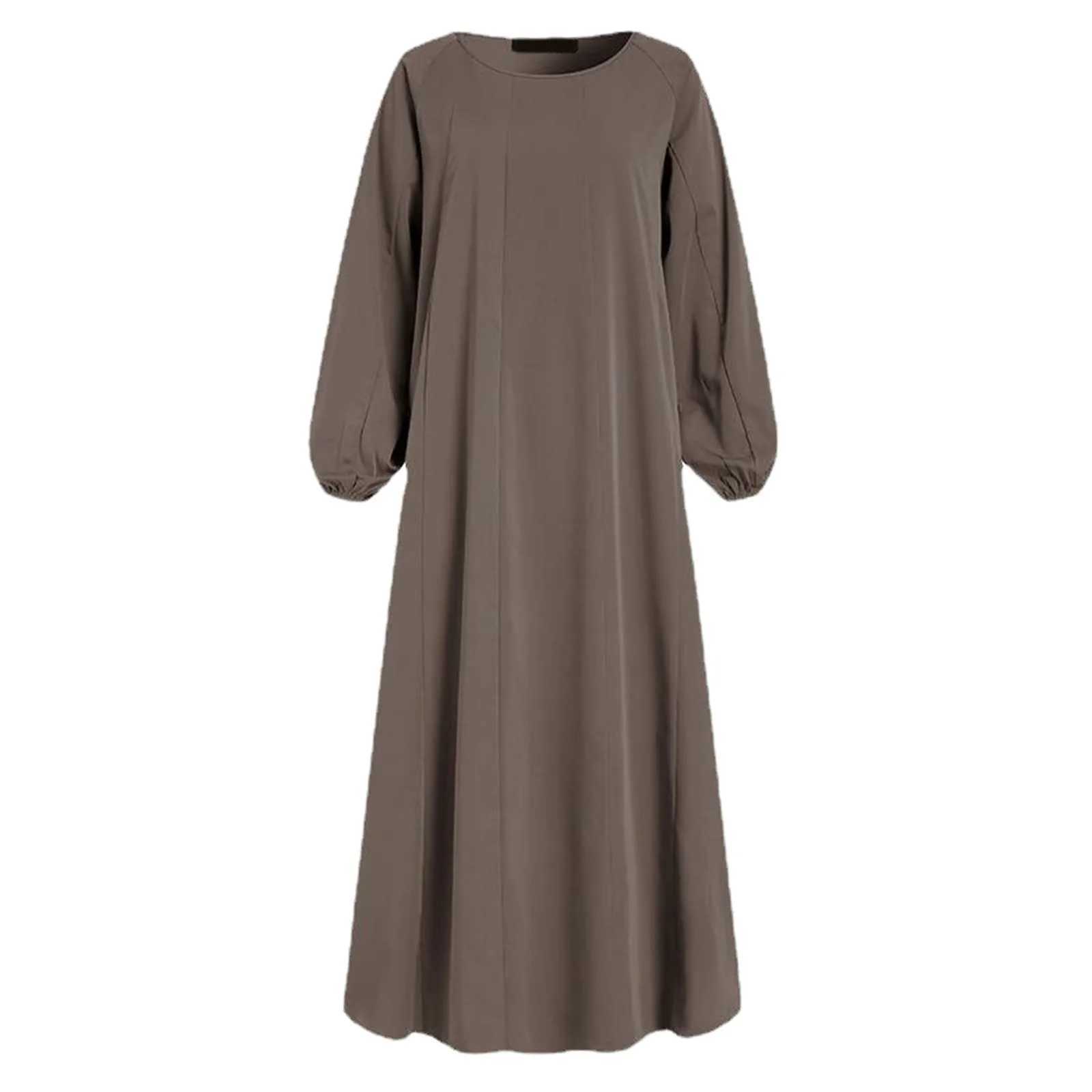New Balloon Slve Abaya Jazz Crepe Wide Bottom Loose Eid Ramadan Dubai Muslim Women Islamic Clothing Modest Dress X250514