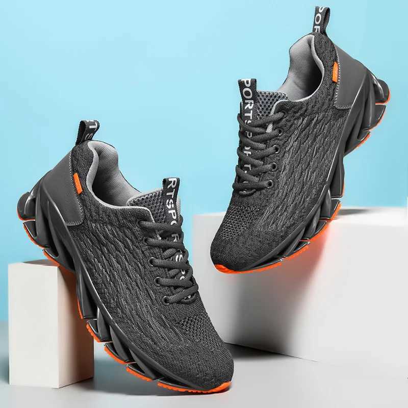 Mens running shoes Plus sizes 45 46 47 casual sports shoes luxury cushioned sole outdoor new summer spring 2025 Y250325