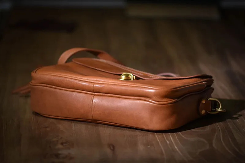 PNDME Retro y Genuine Leather Mens Messenger Bag Handmade Outdoor Leisure Day Natural One Layer Cowboy Shoulder 250326