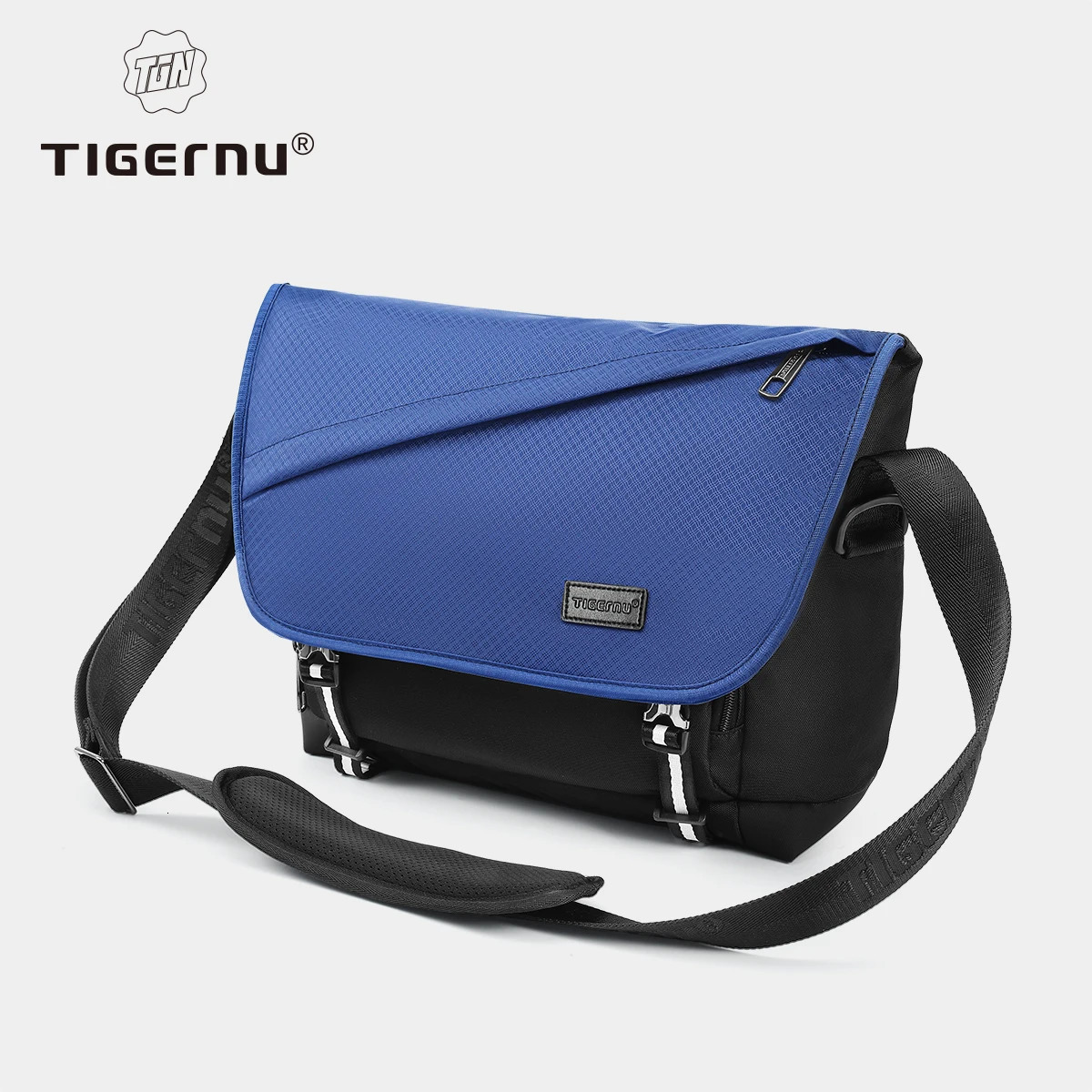 Tigernu Leisure Messenger Bag Anti theft Cross body Riding Shoulder High quality Original Fashion Oxford Mens Small 250326