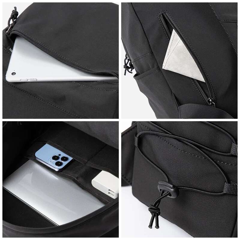Men's Backpack Oxford Waterproof 14 Inch Laptop Unisex Casual Mochila Sports Travel Zipper Lightweight Rucksacks