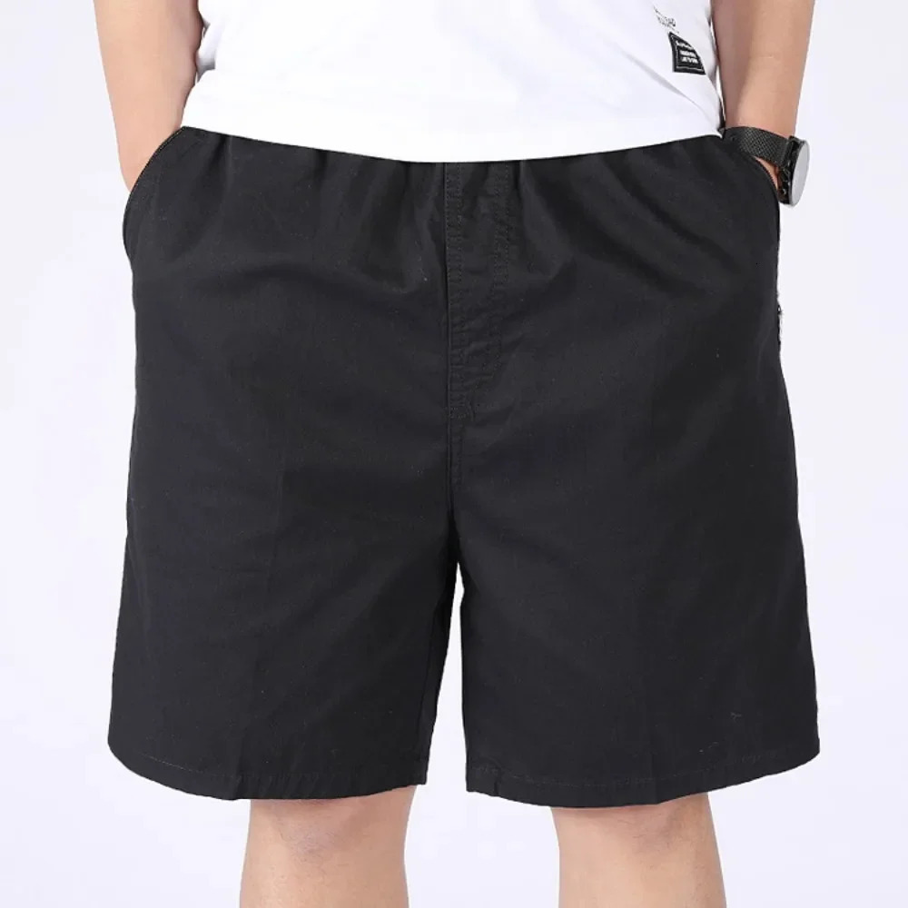 summer cotton casual shorts brushed soft loose beach wear jogging pants 250326