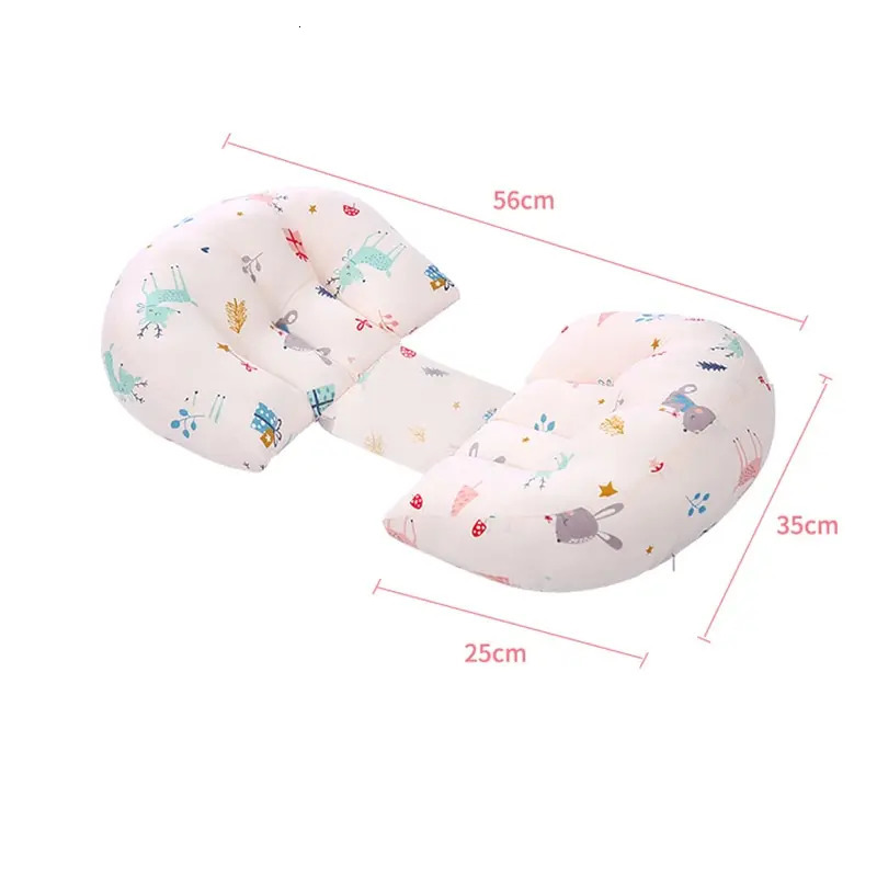 Cotton Waist Maternity Pillow For Pregnant Women Pregnancy Pillow U Full Body Pillows To Sleep Pregnancy Cushion Pad Product 250326