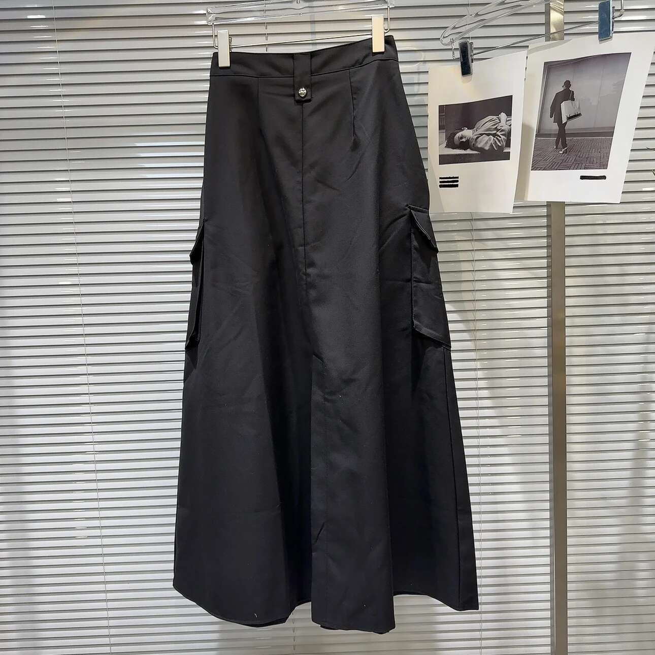 Women's Zipper Cargo Y2k Elegant Streetwear A-E Long Skirt Korean Vintage 90S Haruku High Waist Faldas Clothes 469P