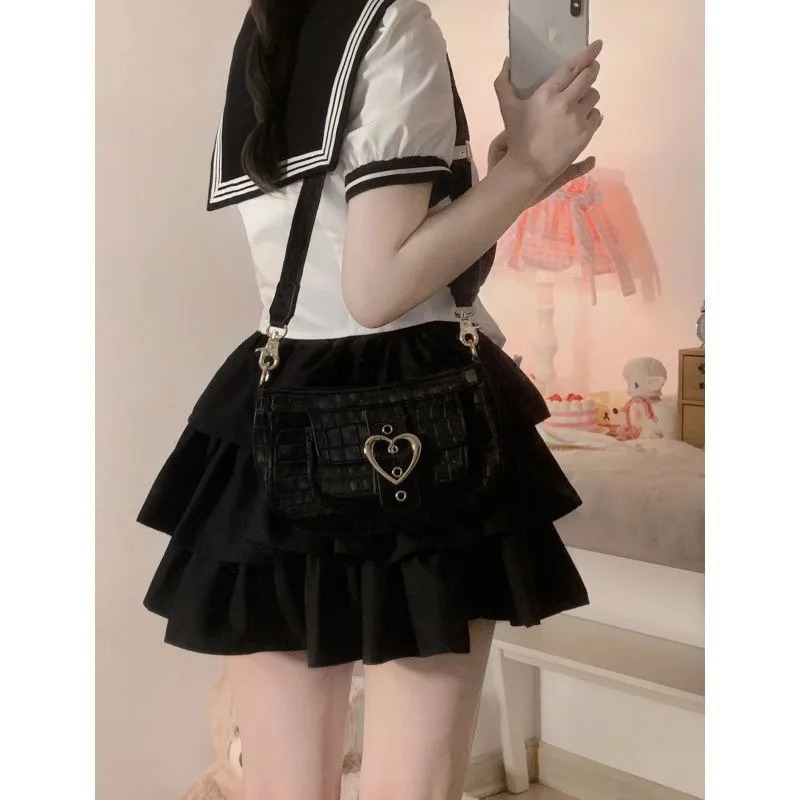 Japanese school uniform Jk Plus size S8XL sailor Korean preparatory girls navy bow pommel womens ski suit 250326