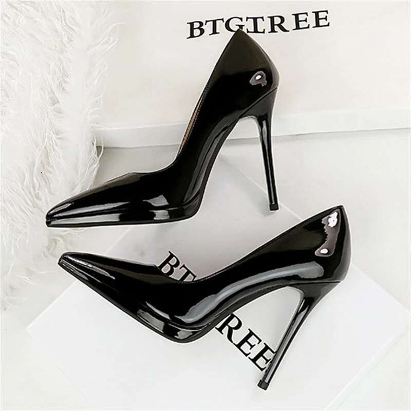 BIGTREE Spring Pointed Toe Platform Pumps Woman Fashion Thin Heels Elegant Banquet Ladies Shoes atillas De Mujer