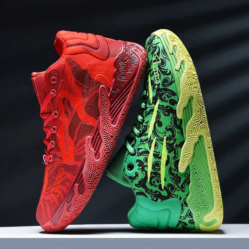 High Street Mens Basketball Shoes Rubber Anti Slip Sneakers Men Outdoor Mesh Breathable Sports Training Shoes Cfy Leisure Z250326