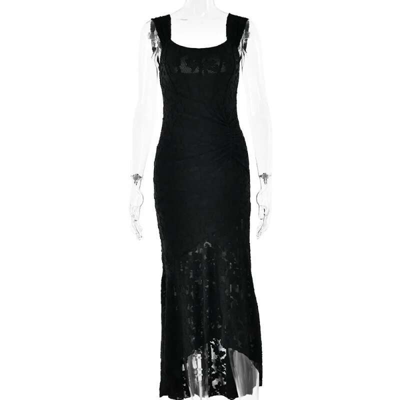 Dongdumaoyi Vrouwen Gedrukt Strapless Tube Jurk Mode Hot Selling Sexy Meisje Temperament Backless Zeemeermin Lange C