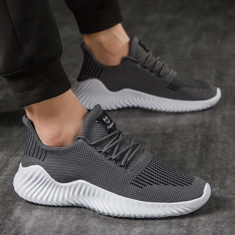 Fashion Shoes White Mens Sneakers Outdoor Breathable Men Casual Big Size Summer Lightweigh Man Tenis Shoe