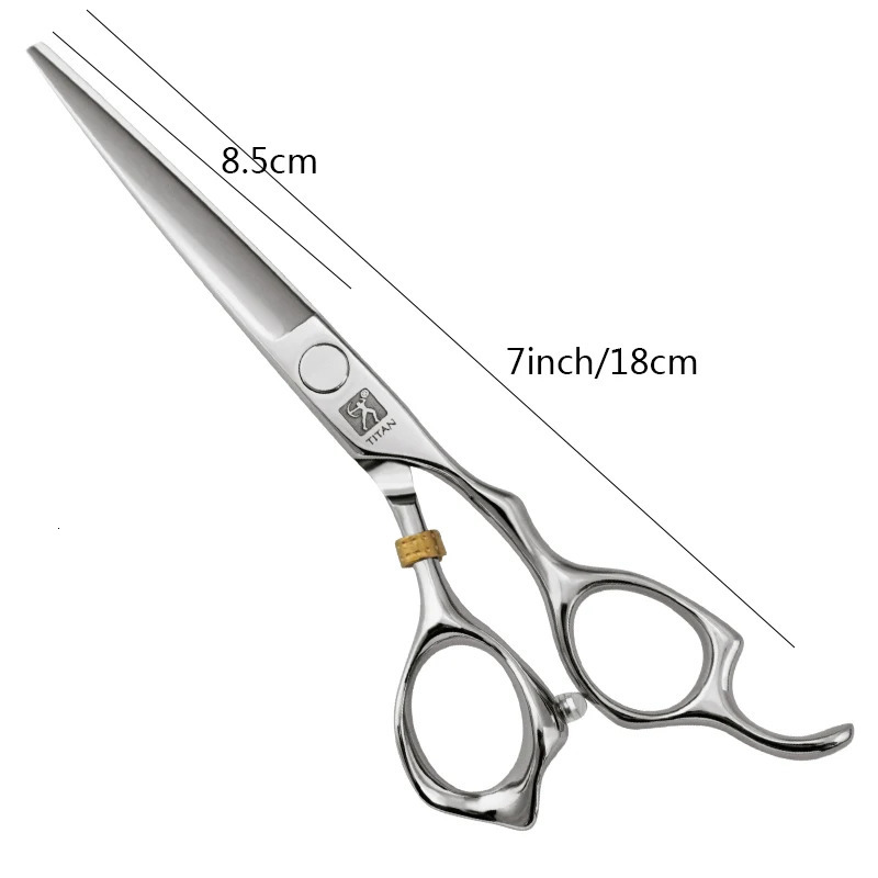 Titan Hair Scissors Barber Sheet Professional Cutting Scissors 7-inch JP 440C Stainless Steel 250326