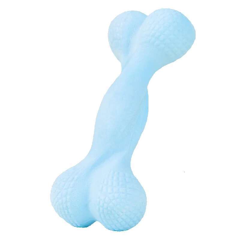 amazon hot selling pet toys dog bones dog toys bite resistant teeth cleaning natural rubber chewing and grinding sticks