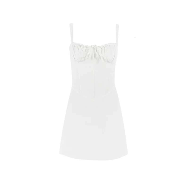 Dongdumaoyi Nieuwe Sexy Tie Taille Slim Fit Korte Mouw Zomer Vrouwen Spaghetti Zoete Pittige Stijl Jurk
