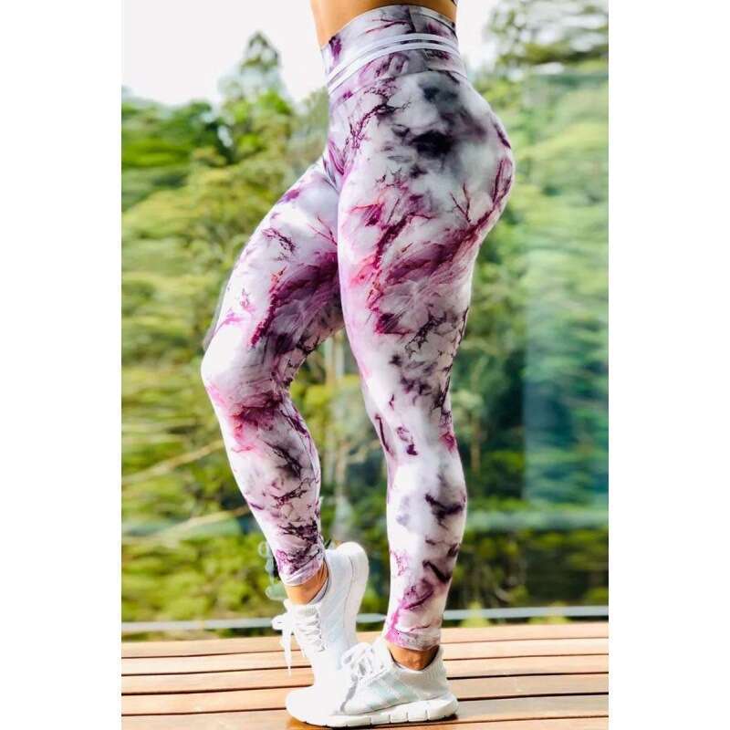 Women Yoga Pants Knitted Digital Printed Yoga Suit Women S Pants Leggings