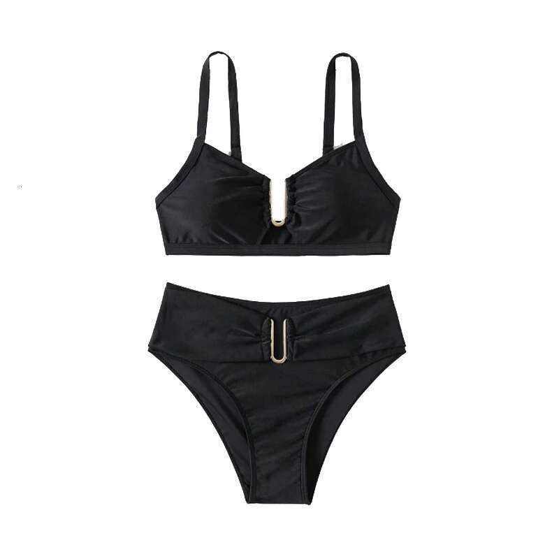 Push Up Bikini Set Swimsuit Two Pieces High Waist Backless Swimwear Women Summer Bathing Suits