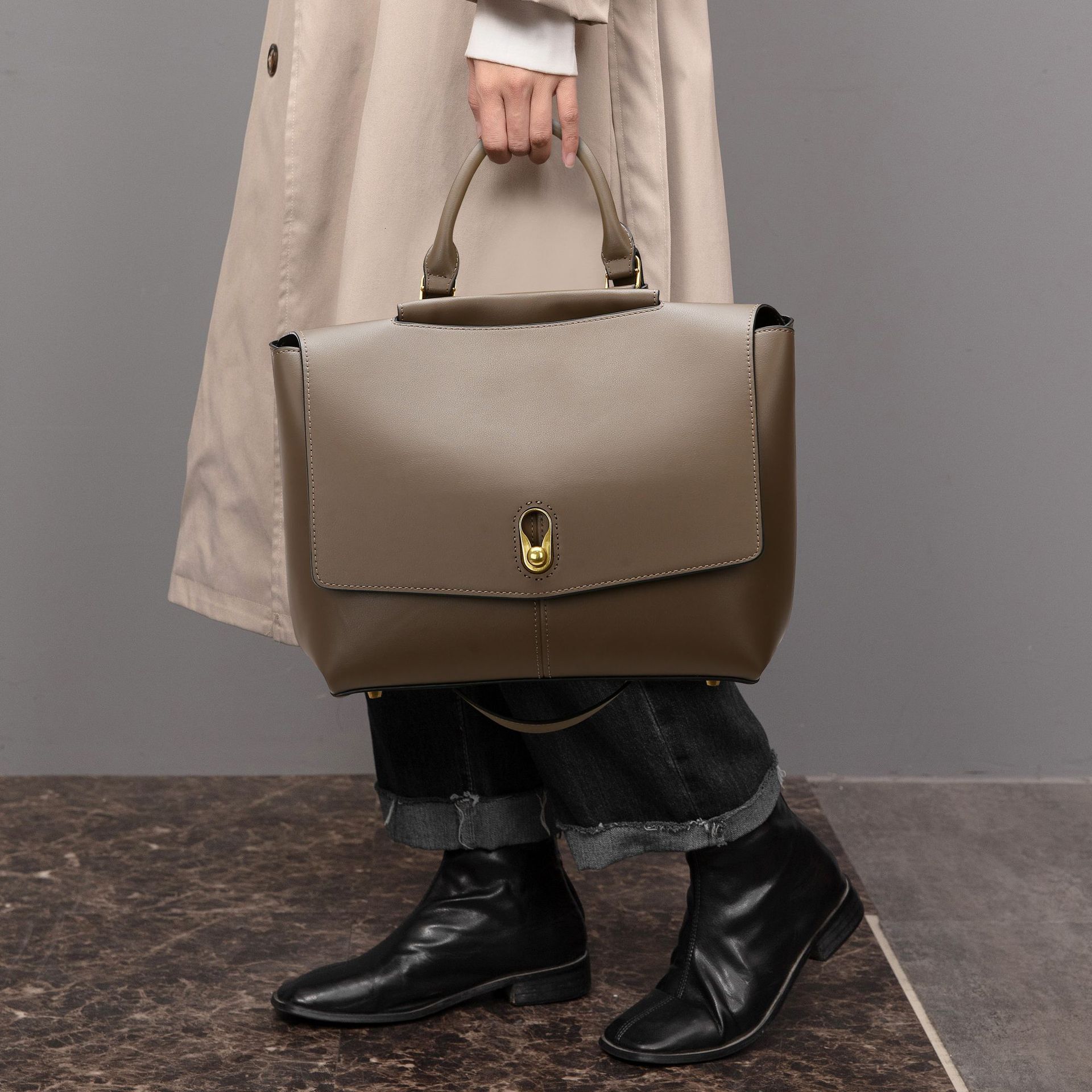 Handbag High-End Fashion Commuting Women's Versatile Hand-Held Tote New Large Capacity Bag For Women