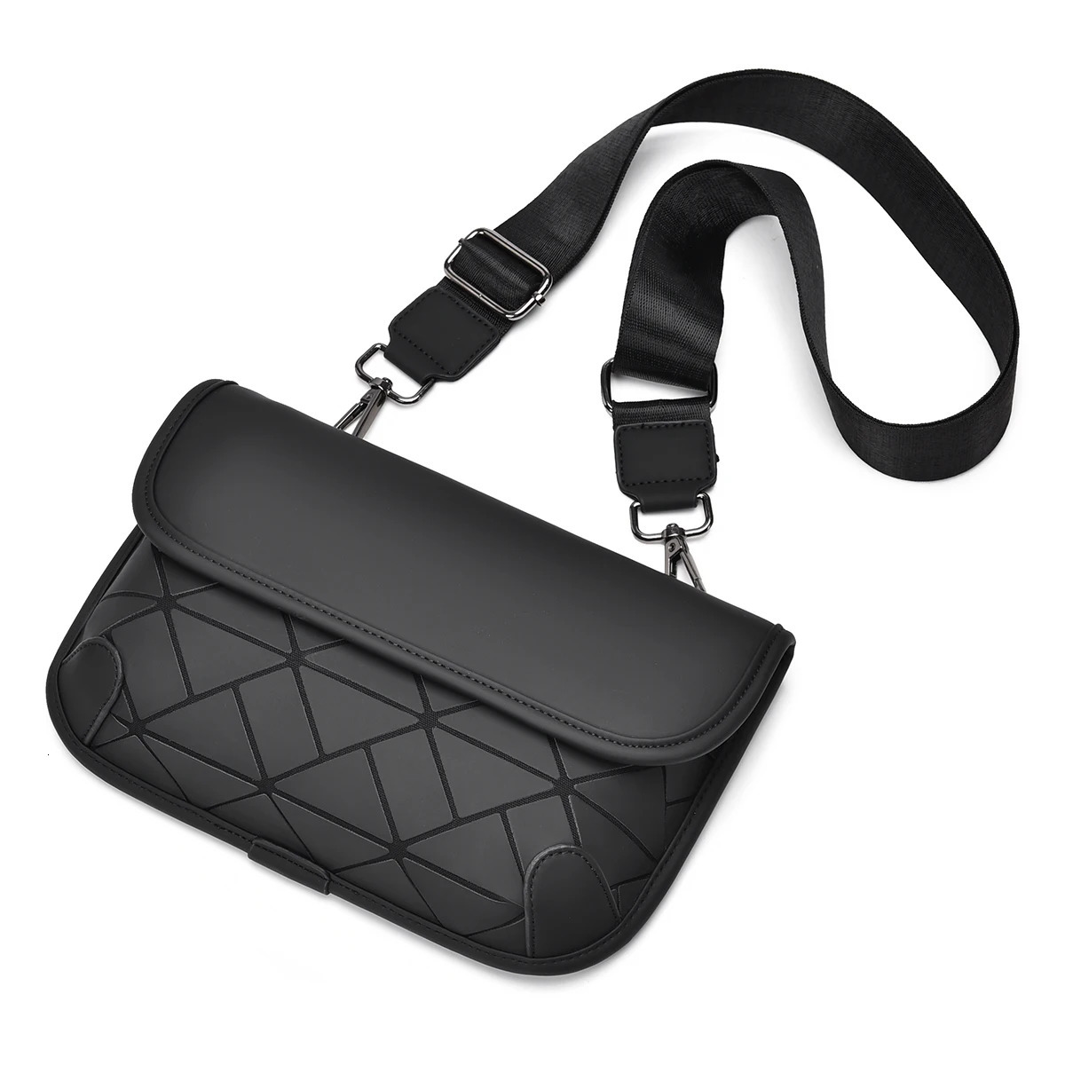 Mens fashionable cross body bag lightweight messenger with matte n durable suitable for daily use very urban communication 250326
