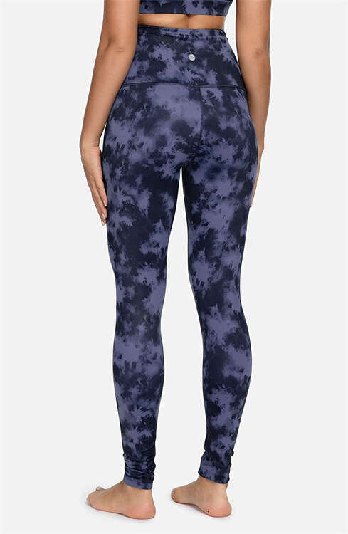 Women Yoga Pants Hot Selling Printed Waisted And High Elasticity Patchwork Sports Yoga Leggings YJ