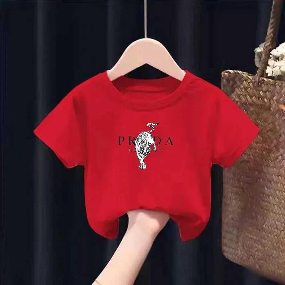 2024 New Fashion Luxury Brand TShire Childrens Casual Street Clothing Baby T-shirt Boys Clothing Anime Girls Top Childrens Free T-shirt X250327