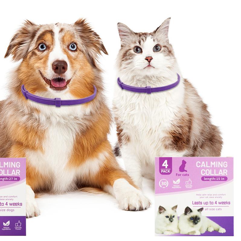 Pet Collar Soothes Collar Anxiety Relieves Collar Adjustable Waterproof Collar Cat and Dog Supplies Pet Supplies