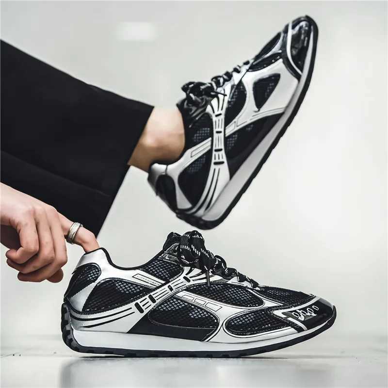 Autumn Men Sneakers Platform Vintage Shoes Casual Tennis Running Sneakers Breathable High Quality Lace Up Sport Shoes Male 39-44C250327