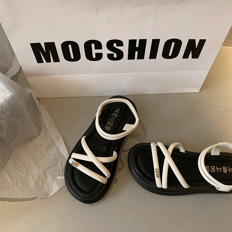 free shipping sandals designers for womens ladies hot 2025 Summer New Thick Bottom Casual Fashion Outdoor Sandals Size 35-40