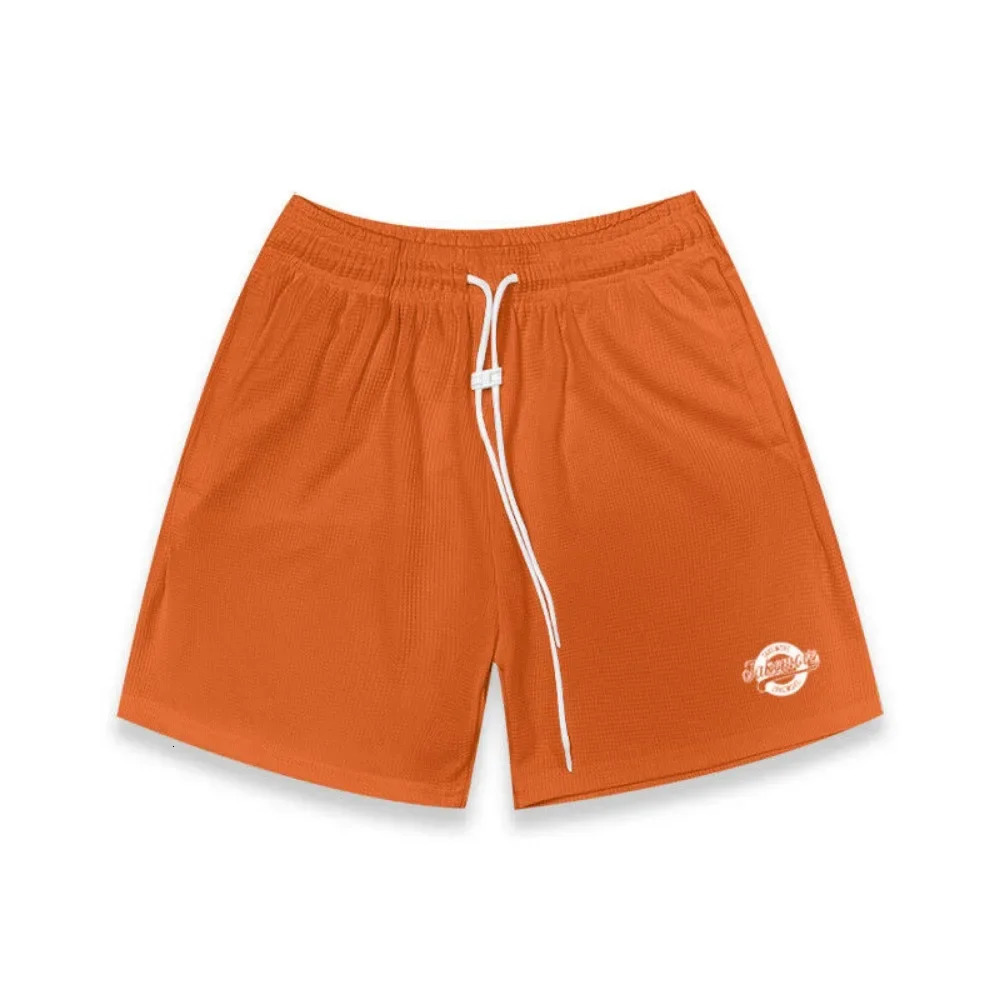 The latest American cotton shorts but knee threepoint basketball pants for mens breathable quick drying training retro trend 250322
