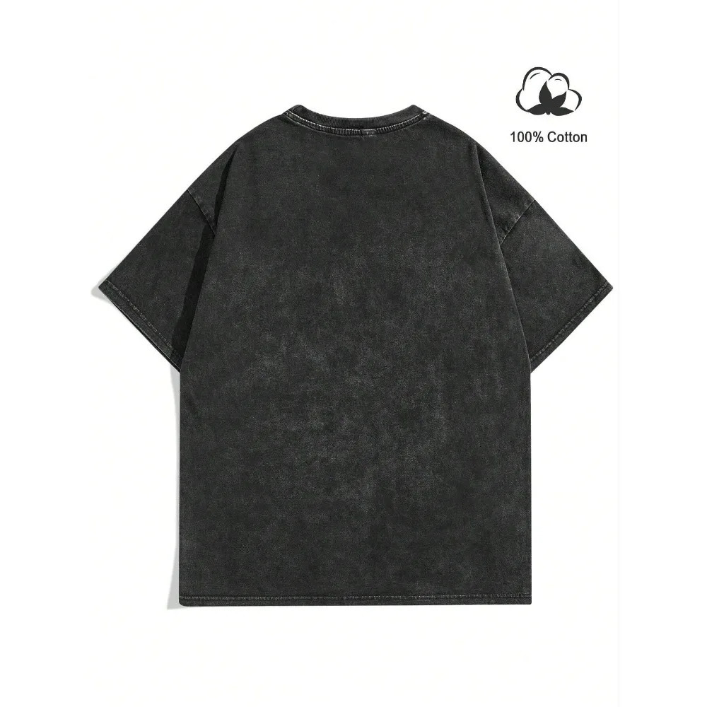 Mens summer casual short sleeved Tshirt star and character printed round neck Harajuku Y2k Pro choose oversized 250318