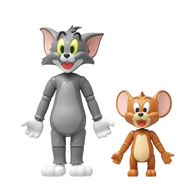 JAKI Tom and Jerry Assemble An Action Figure Building Block 28.4cm Construction Toy Classic Tom Jerry's Model Creative Figure Collection Ornament