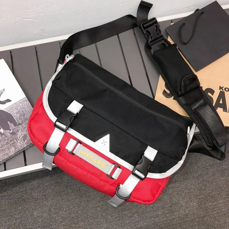 Large capacity messenger bag school used for storing books holidays travel cross body highquality nylon unisex shoulder 250326