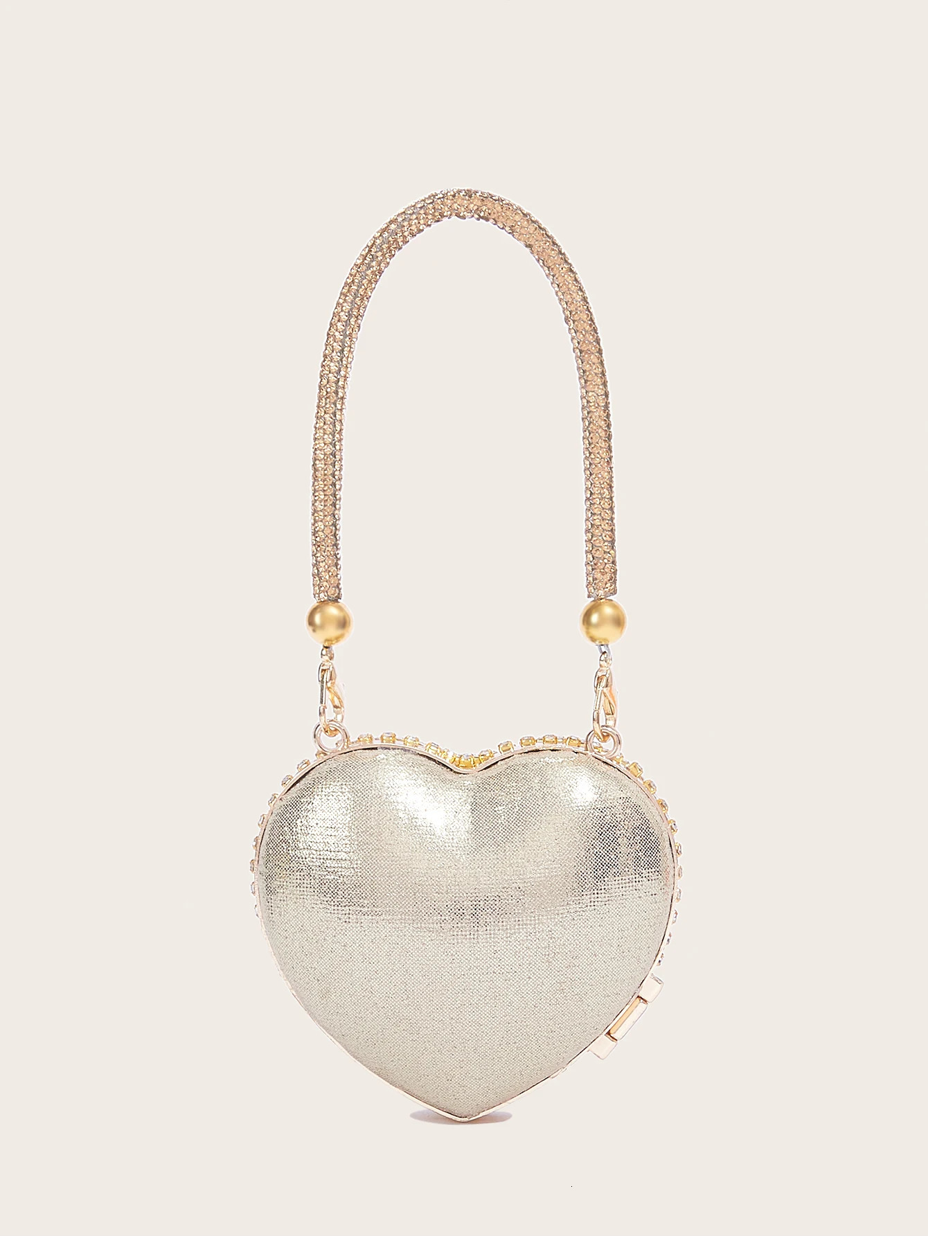 Love grain bedding dinner bag shiny gold and silver handbag selling evening dance party banquet 250326